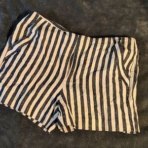 striped shorts